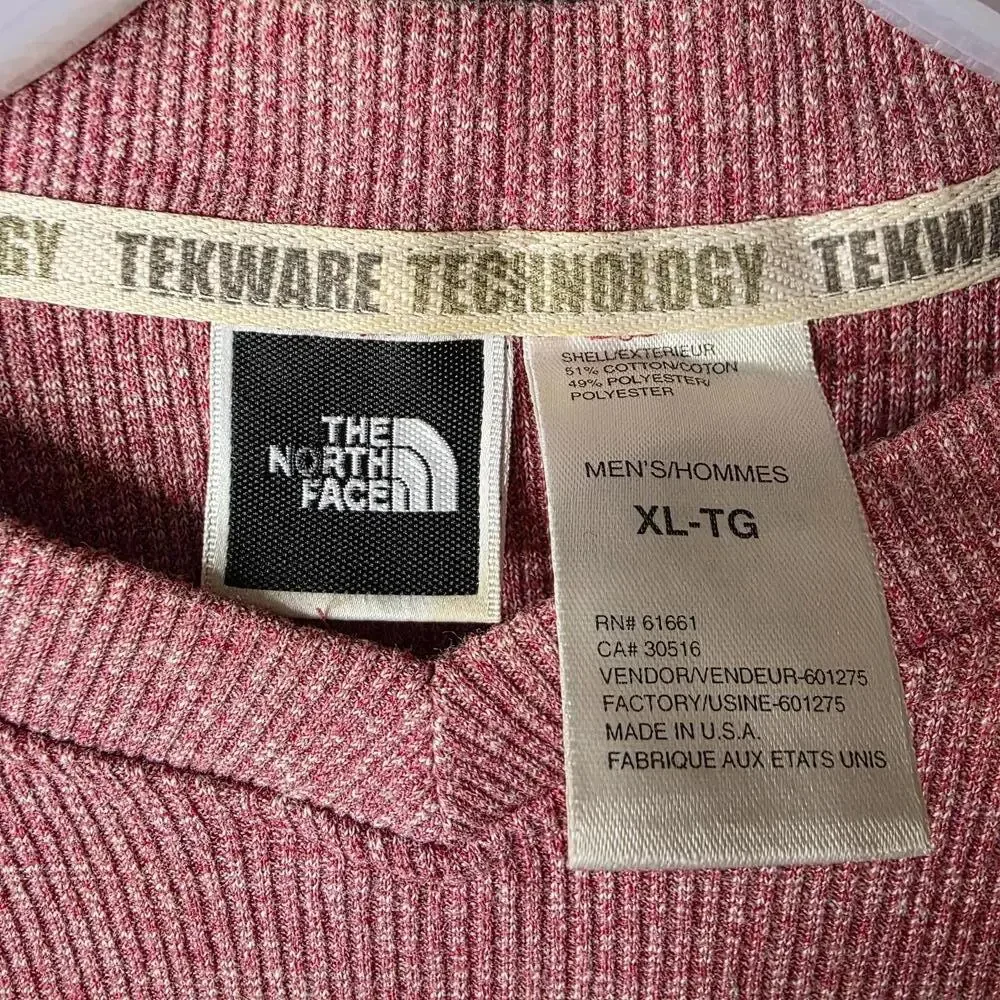 The North Face Tekware Technology Shirt Mens Size XL Ribbed